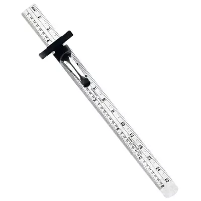  Sewing Ruler Metal Meter Stick Pocket Stainless Steel Portable • £5.19