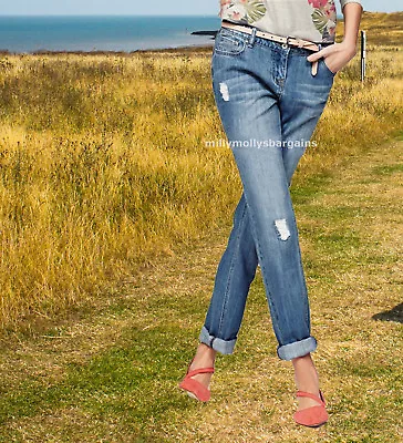 £17.99 • Buy New Womens Blue Relaxed Skinny NEXT Jeans Size 12 10 Long Regular