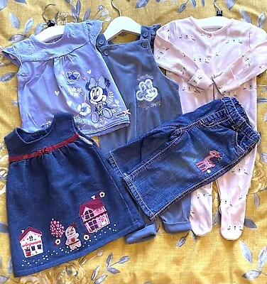 35 Items Large Bundle Baby Girls 3-6 Months Clothes Next M&S Minnie Tu Nutmeg • £15