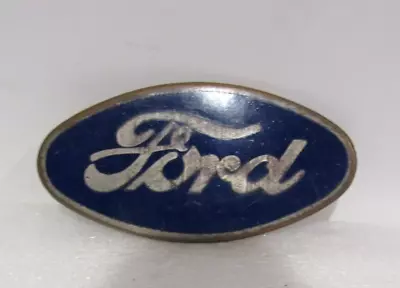 Vintage 1931-1934 FORD Front Grill Radiator Emblem Badge Enameld Metal Original • $77.22