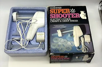 Vintage Wear-Ever Super Shooter Electric Cookie Press 70001 (Working) • $39.99