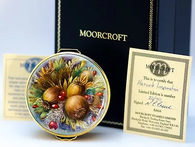 Moorcroft Enamels Harvest Inspiration Ltd Edition 26/50 By Nigel Creed • $1224.70