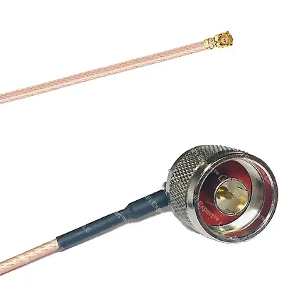 RG178 IPX U.FL To N MALE ANGLE Coax RF Cable USA-Ship • $13.24