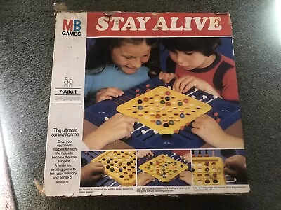 Vintage 1975 Mb Stay Alive Game • £0.99