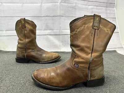 Justin Work Boots J-Flex Mens 9D Style 4609 Oil Resisting Short-Shaft Leather • $35.01