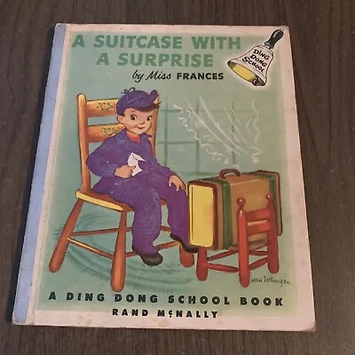 Vintage Ding Dong School Book ~ A SUITCASE WITH A SURPRISE By Miss Frances • $8