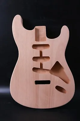 Guitar Body Mahogany DIY Electric Guitar Replacement Strat Style SSS Unfinished • £84