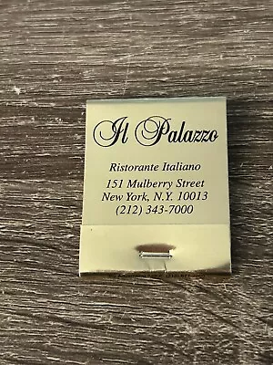 IL Palazzo  & PELLEGRINO'S Restaurant MULBERRY ST. NYC  Vintage Matchbook • $9.99