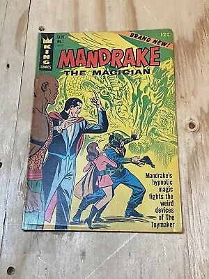 Mandrake The Magician #1 King  Pub 1966 Menace Of The City Jungle ! • $15