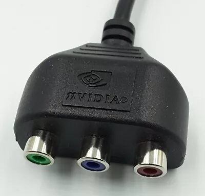 UK NVidia CompuPack 5511A001-002-RS1 7 Pin S-Video HDTV Video Adapter E3 • £12.99