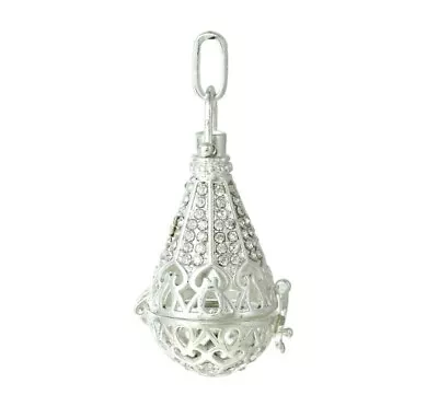 Filigree Teardrop Locket Pendant Pregnancy Chime Ball Angel Mexican Bola Harmony • $9.99