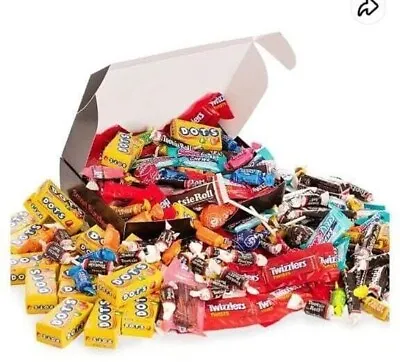 American Sweets Hamper Box American Candy Sweetarts Laffy Taffy Twizzlers Etc • £10.99
