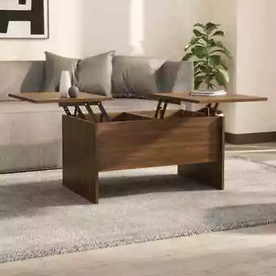 Wooden Coffee Table With Storage Lift Top Up Shelve Drawer Living Room Furniture • £64.99