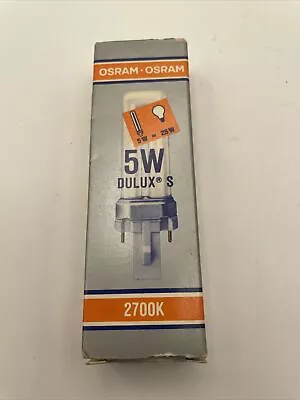 Osram Dulux S 2700k 5W- New Made In USA • $11.95