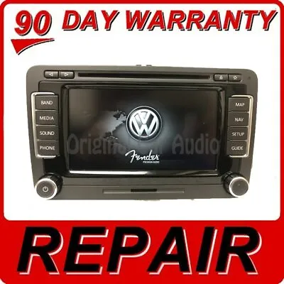 Repair Service 2010 - 2015 VW Fender OEM Navigation Radio Mainboard Repair • $175.50