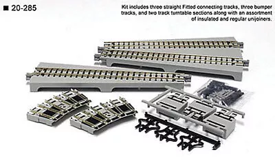 Kato Straight Turntable Extension Track Set Unitrack - N Scale Nickel Silver • $22.65