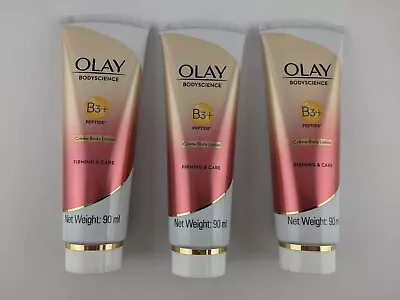$30.99 • Buy 3 X Olay Body Lotion Firming & Care Body Science B3+ Peptide 90ml NEW