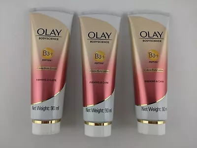 3 X Olay Body Lotion Firming & Care Body Science B3+ Peptide 90ml NEW • $30.99