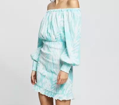 Tigerlily 'Pahala' Long Sleeve Hawaiian Inspired Mini Dress Size 12 • $80