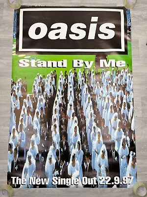 Oasis Stand By Me 1997 Original Promo Poster 60  X 40  Inch • £44.99
