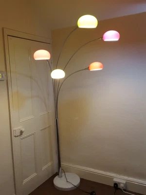 £108 • Buy 5 Arm Floor Standing Arc Lamp With Marble Base Retro Style