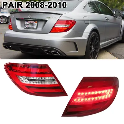LH&RH LED Tail Lights For 2008 2009 2010 Mercedes Benz W204 C300 C350 C63 AMG • $190