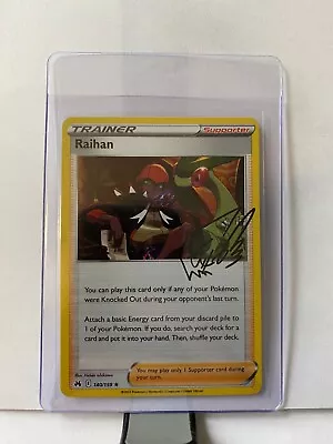 Raihan 140/159 Holo Rare Crown Zenith Pokemon • £5