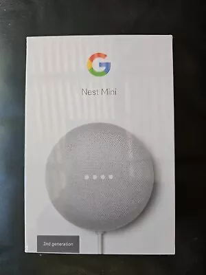 Google Nest Mini 2nd Generation Smart Assistant - Chalk - Brand New - AU Stock • $40