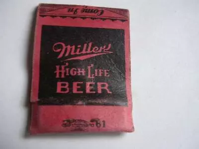 40's Smutch's Snug Harbor MILLER High Life Barnard Ave Cudahy WI EMPTY Matchbook • $29.99