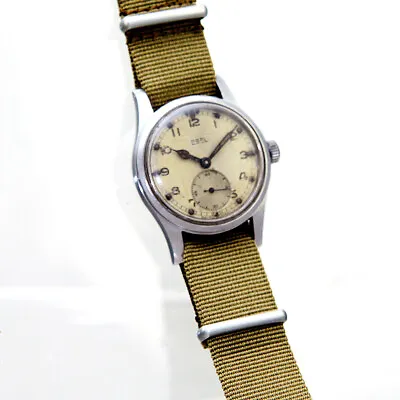 An Ebel WW2 Military Watch - Stainless Steel - Vintage • £550