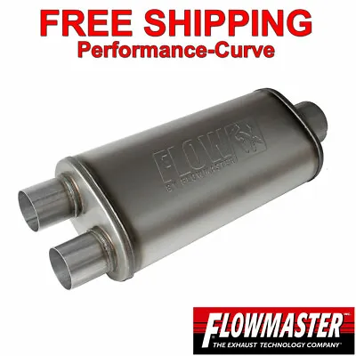 Flowmaster FlowFX 3.50  In / Dual 2.5  Out  Muffler Performance Exhaust - 72587 • $120.95