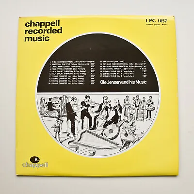 Ole Jensen And His Music - Chappell Recorded Music LPC 1057 Library Music Record • £4