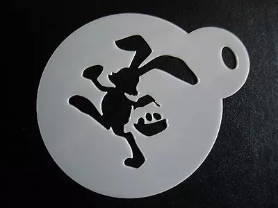 60mm Easter Bunny Design Cake Cookie craft & Face Painting Stencil • £1.50