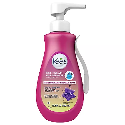 Veet Sensitive Hair Remover Gel Cream Pink 13.5 Fl Oz (Packaging May Vary) • $12.66