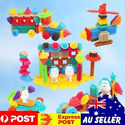 Building Block Build And Play Bristle Shape Blocks Fun Bricks Set For Boys Girls • $26.79