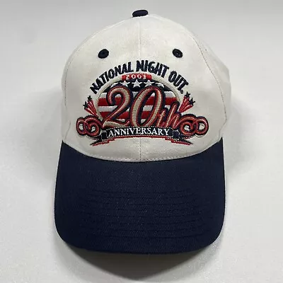 National Night Out Hat Cap Men’s Multicolor Strapback 20th Anniversary • $18.95