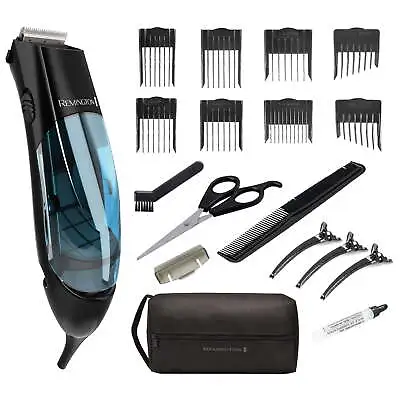 $43.99 • Buy Vacuum Trimmer And Hair Clipper 18-Piece Vacuum Haircut Kit Easy Cleanup Black