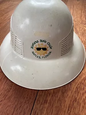 Riviera Golf Club - Naples Florida - Vintage Pith Helmet Plastic Dadant • $49.99