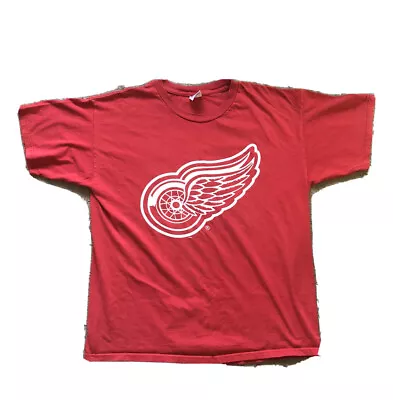 Vintage Shirt Detroit Red Wings Tee Hockey NHL Logo 29 90s XL • $20