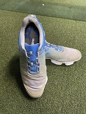 FootJoy HyperFlex F.TF 2.0 BOA Lace Men's Gray Soft Spike Golf Shoes 10 M • $35
