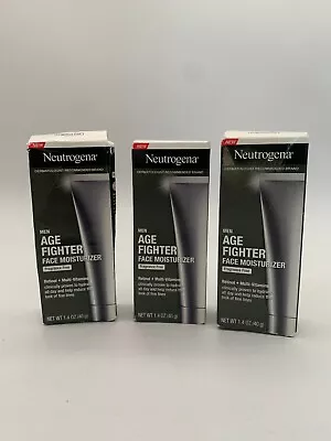 3x Damaged Box- Neutrogena Men Age Fighter Face Moisturizer - 1.4oz • $29.95