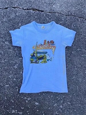Vintage 60s Hanes Houston Texas Novelty T-Shirt Size Small • $25