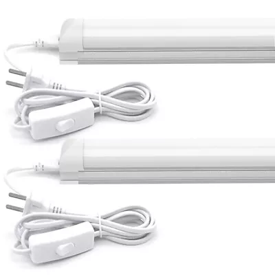 2 Pack T8 2FT LED Shop Light Bulb 24W 6500K Ceiling Tube Light Fixture • $24.99