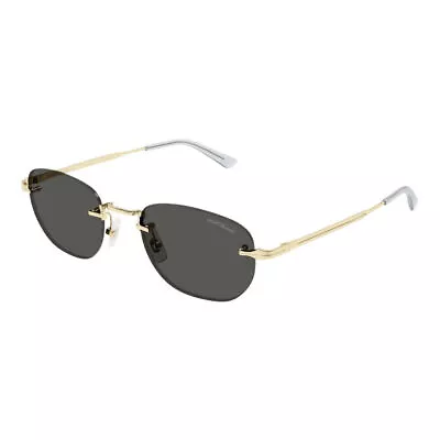 NEW Mont Blanc MB0303S-001 Gold Sunglasses • $302.94
