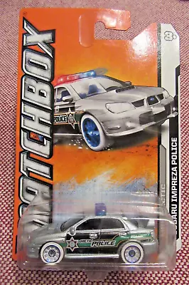 Matchbox 2012 Mbx Artic Subaru Impreza Police #78 Silver • $21.49