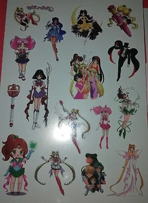 Sailor Moon Temporary Tattoos - Sheet 4 • £5