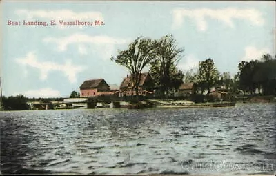 VassalboroME Boat Landing Kennebec County Maine H.N. Hutchinson Druggist • $9.99