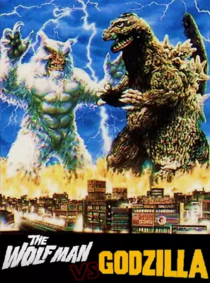 The WOLFMAN VS GODZILLA [DVD] FAST FREE SHIPPING! 🔥 Monster Kaiju • $14.99