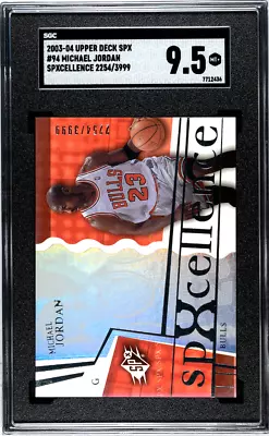 2003-04 Upper Deck SPX Michael Jordan #94 SGC 9.5 - /3999 • $174.99
