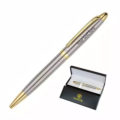 Personalized Pen Elegant Engraved Pen. Luxury Customized Ballpoint Metal Pen • $17.95